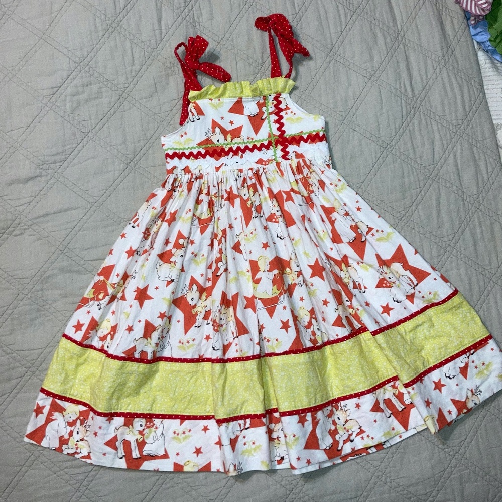 Boutique Christmas Dress Sz 5